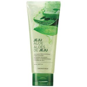 The Face Shop Jeju Aloe Soothing Foam Cleanser